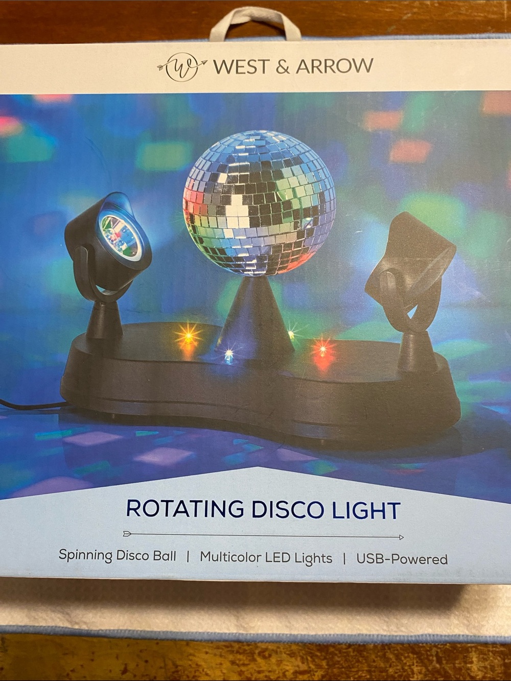 Multicolor Rotating Disco Projection Light - Blue/Silver - Picture 3 of 6
